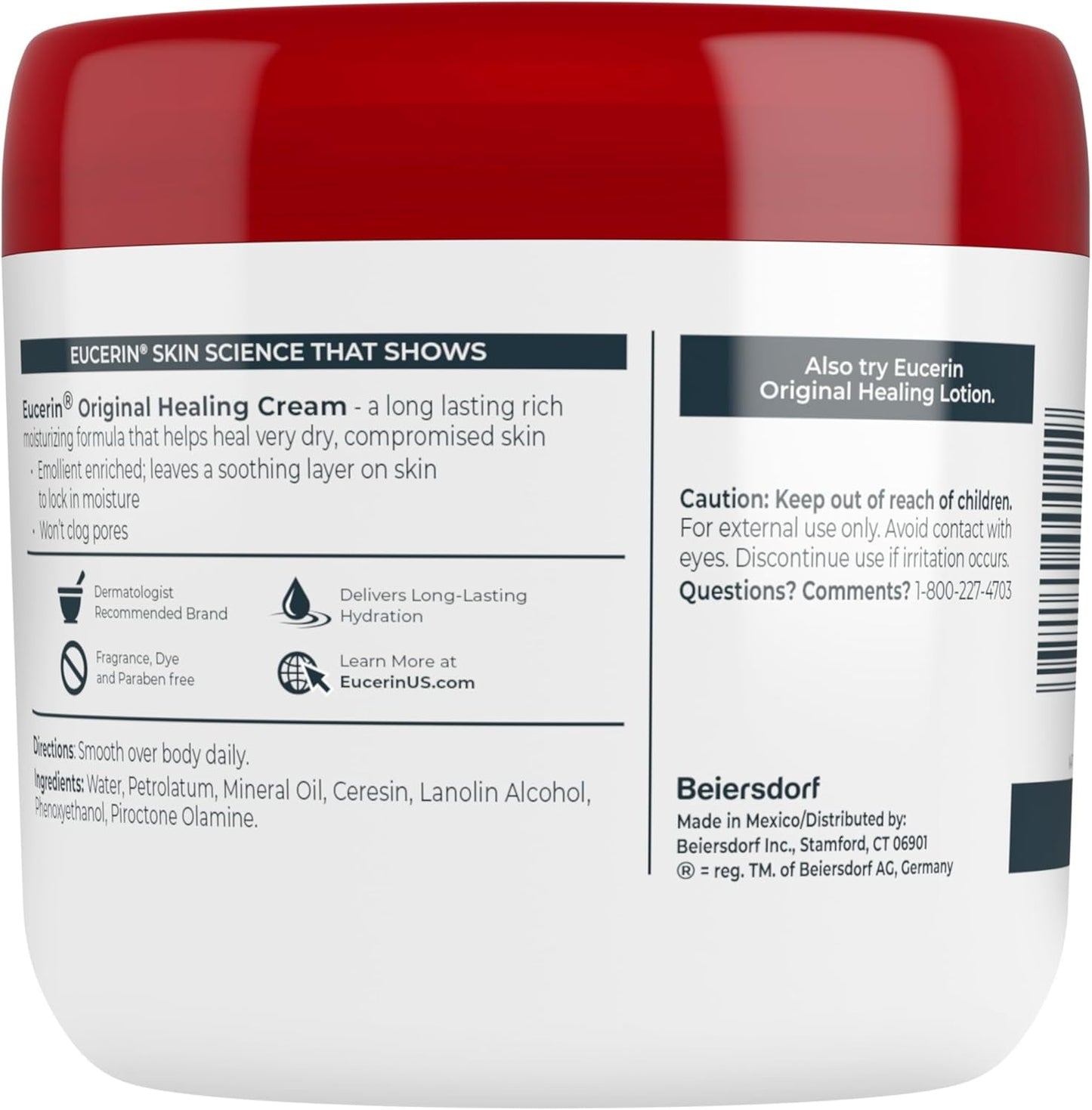 Eucerin Original Healing Rich Creme 16 Ounce by Eucerin - Feebella