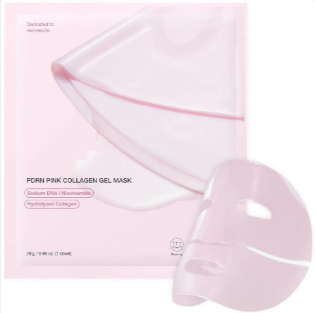 Masque facial hydratant au collagène