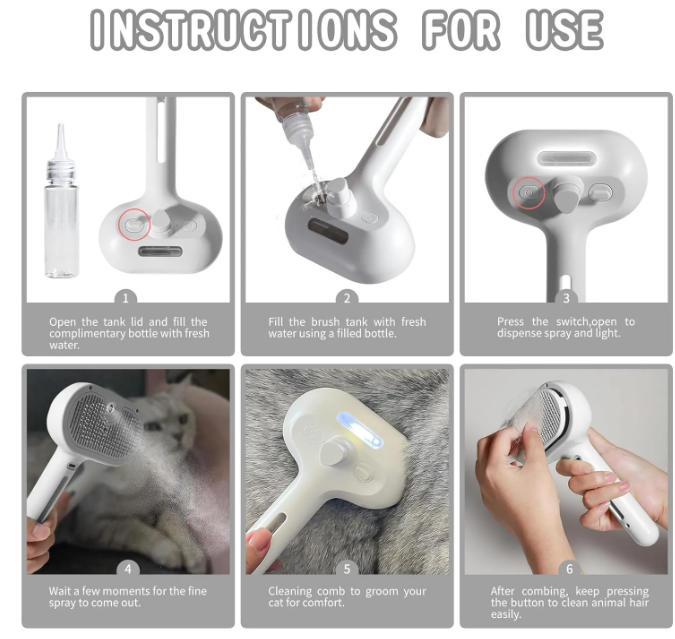 Brosse pour cheveux pour animaux de compagnie