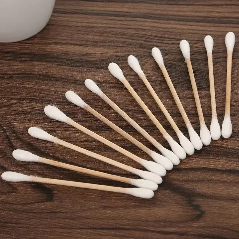 500Pcs 5 Paquets De Cotons-Tiges À Double Extrémité, Cotons-Tiges Pour Bébé, Bâtonnets De Nettoyage Des Oreilles, Outils De Nettoyage Sains - Feebella