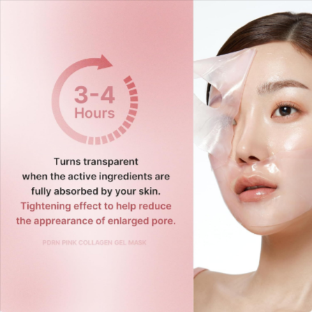 Masque facial hydratant au collagène