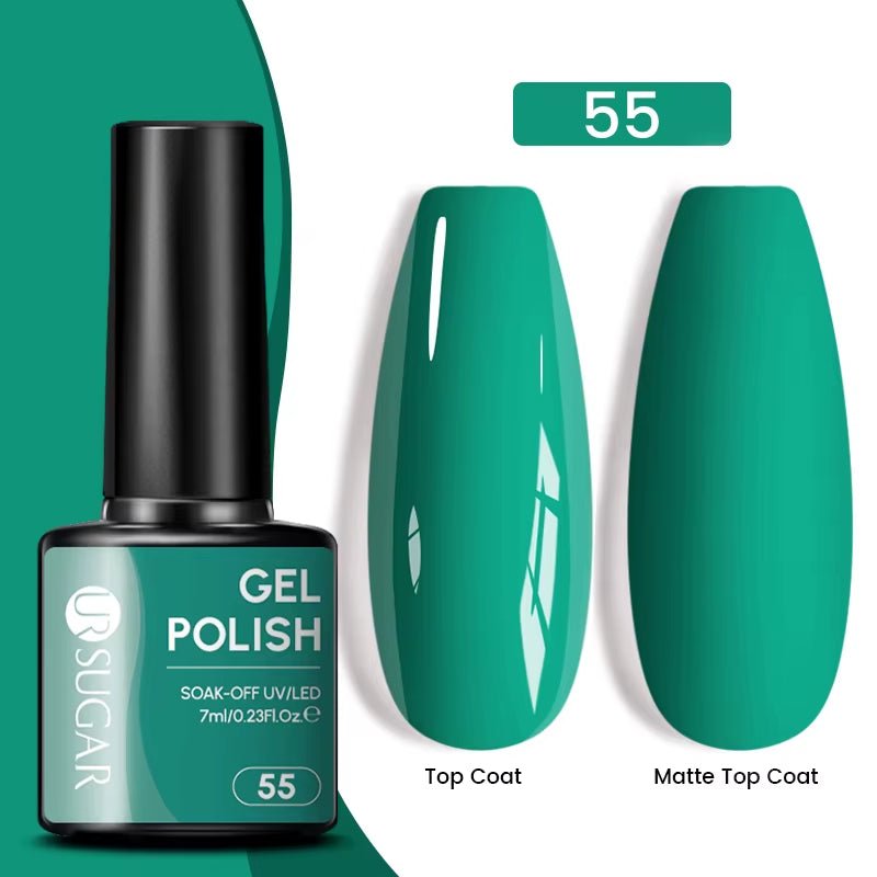 7Ml Champagne Gold Paillettes Gel Vernis À Ongles Brillants Paillettes Étincelantes Français Semi-Permanent Peinture À Ongles Gel UV - Feebella