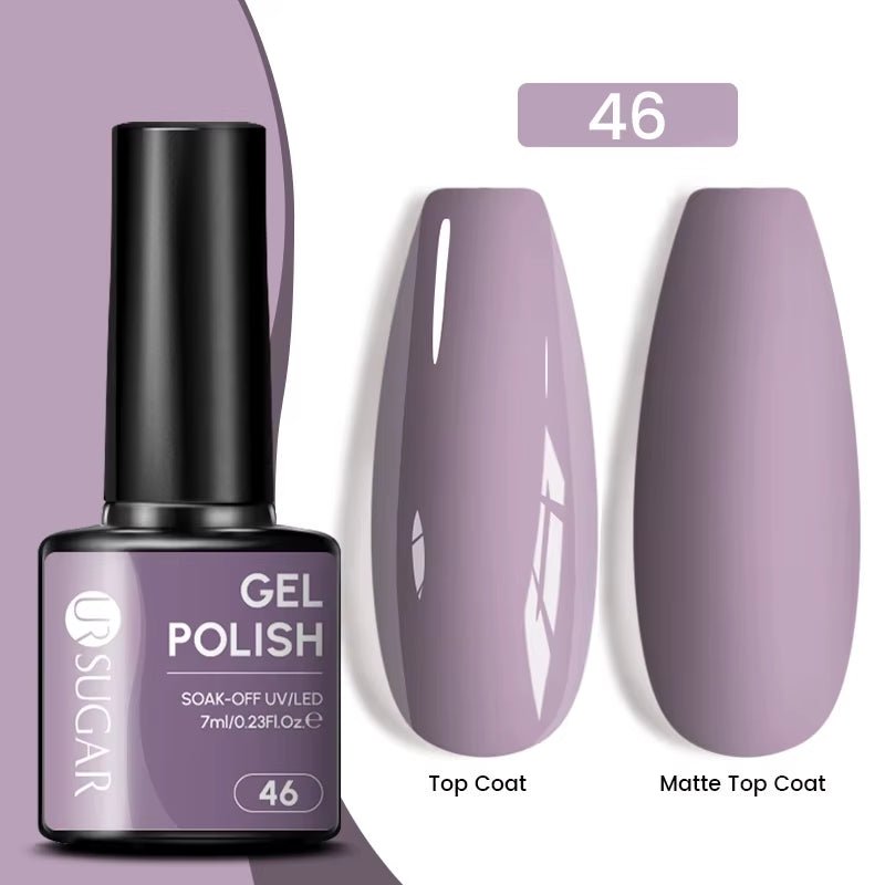 7Ml Champagne Gold Paillettes Gel Vernis À Ongles Brillants Paillettes Étincelantes Français Semi-Permanent Peinture À Ongles Gel UV - Feebella