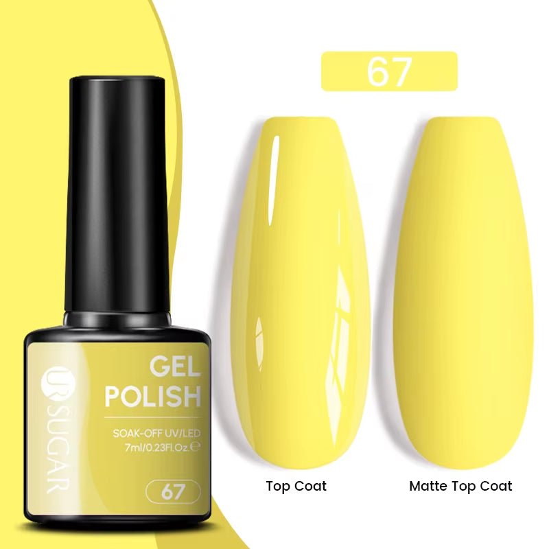 7Ml Champagne Gold Paillettes Gel Vernis À Ongles Brillants Paillettes Étincelantes Français Semi-Permanent Peinture À Ongles Gel UV - Feebella
