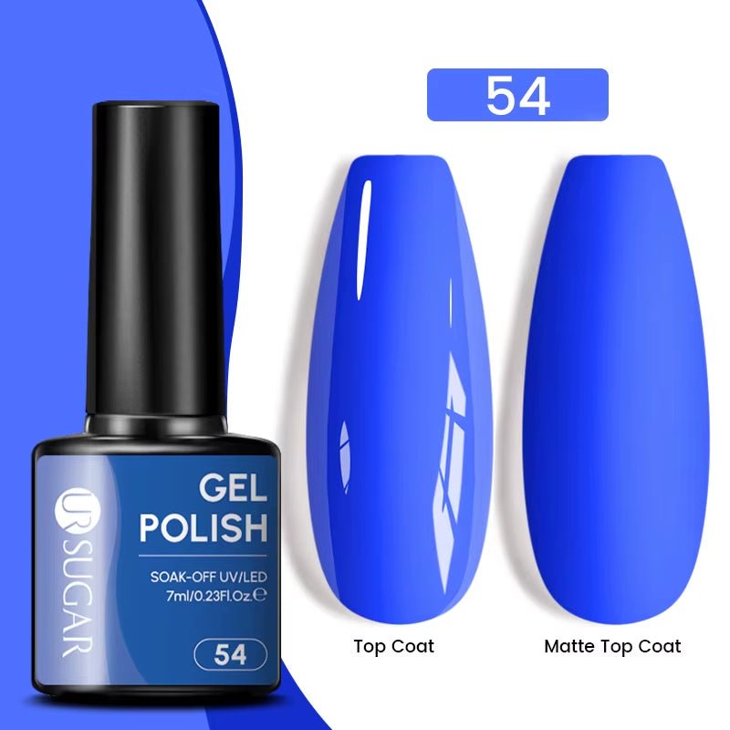 7Ml Champagne Gold Paillettes Gel Vernis À Ongles Brillants Paillettes Étincelantes Français Semi-Permanent Peinture À Ongles Gel UV - Feebella
