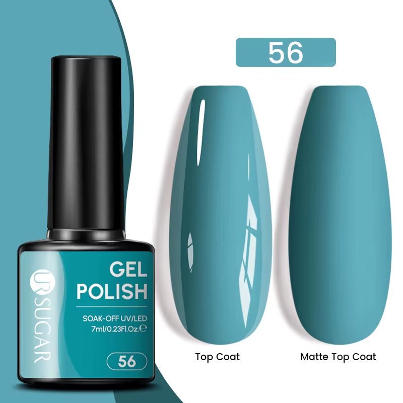 7Ml Champagne Gold Paillettes Gel Vernis À Ongles Brillants Paillettes Étincelantes Français Semi-Permanent Peinture À Ongles Gel UV - Feebella