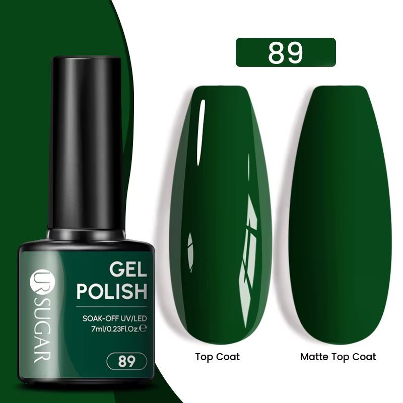 7Ml Champagne Gold Paillettes Gel Vernis À Ongles Brillants Paillettes Étincelantes Français Semi-Permanent Peinture À Ongles Gel UV - Feebella