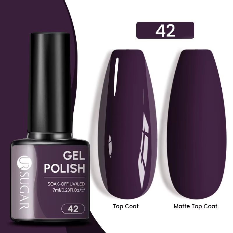 7Ml Champagne Gold Paillettes Gel Vernis À Ongles Brillants Paillettes Étincelantes Français Semi-Permanent Peinture À Ongles Gel UV - Feebella