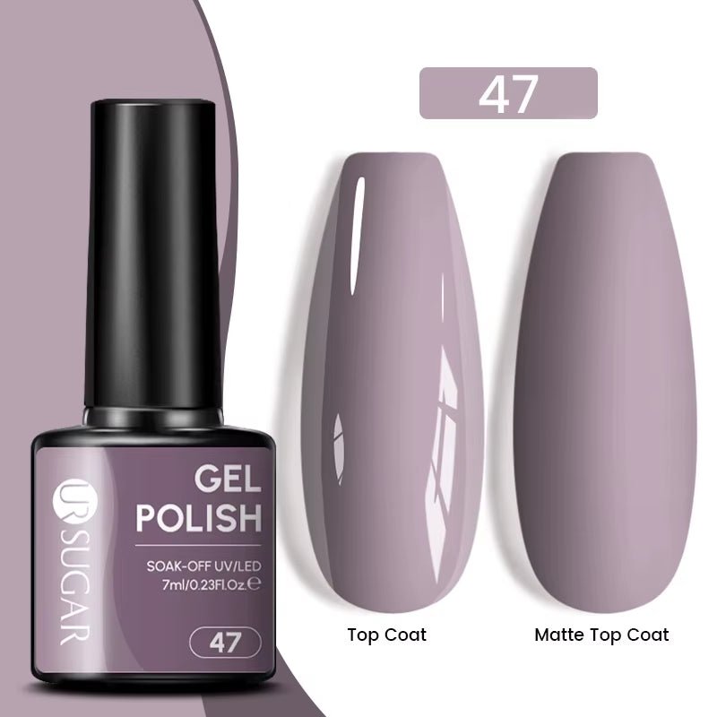 7Ml Champagne Gold Paillettes Gel Vernis À Ongles Brillants Paillettes Étincelantes Français Semi-Permanent Peinture À Ongles Gel UV - Feebella