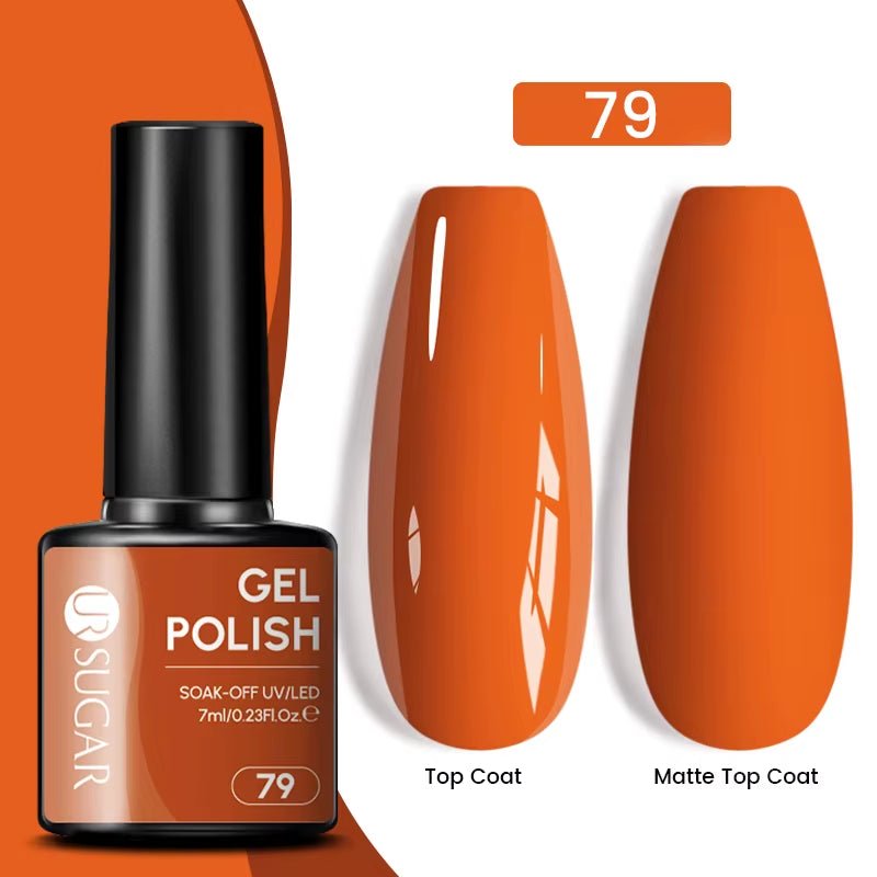 7Ml Champagne Gold Paillettes Gel Vernis À Ongles Brillants Paillettes Étincelantes Français Semi-Permanent Peinture À Ongles Gel UV - Feebella