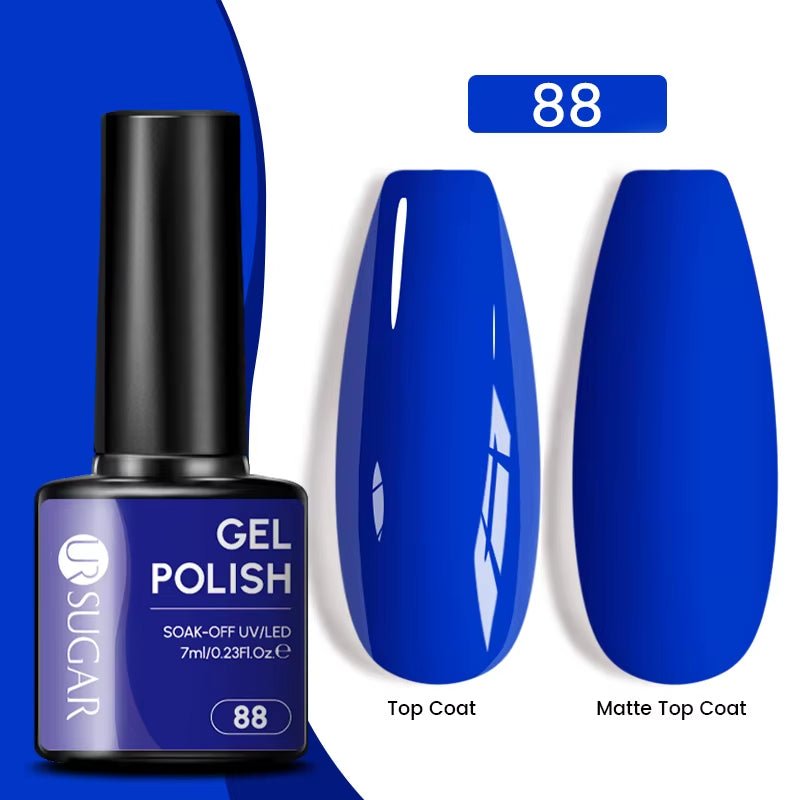 7Ml Champagne Gold Paillettes Gel Vernis À Ongles Brillants Paillettes Étincelantes Français Semi-Permanent Peinture À Ongles Gel UV - Feebella