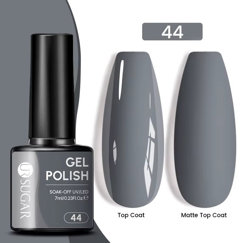 7Ml Champagne Gold Paillettes Gel Vernis À Ongles Brillants Paillettes Étincelantes Français Semi-Permanent Peinture À Ongles Gel UV - Feebella