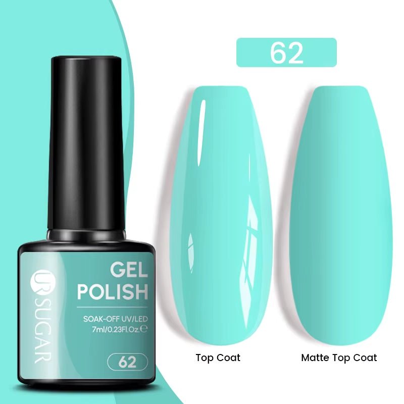 7Ml Champagne Gold Paillettes Gel Vernis À Ongles Brillants Paillettes Étincelantes Français Semi-Permanent Peinture À Ongles Gel UV - Feebella