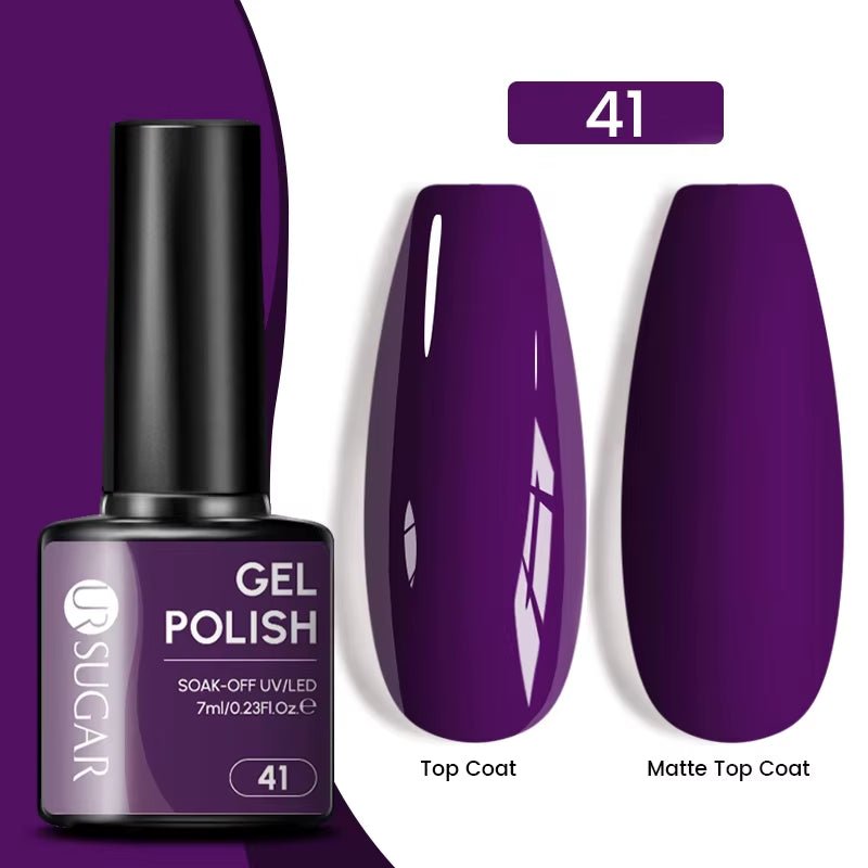 7Ml Champagne Gold Paillettes Gel Vernis À Ongles Brillants Paillettes Étincelantes Français Semi-Permanent Peinture À Ongles Gel UV - Feebella