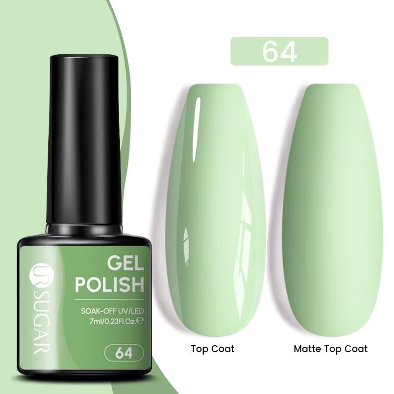 7Ml Champagne Gold Paillettes Gel Vernis À Ongles Brillants Paillettes Étincelantes Français Semi-Permanent Peinture À Ongles Gel UV - Feebella