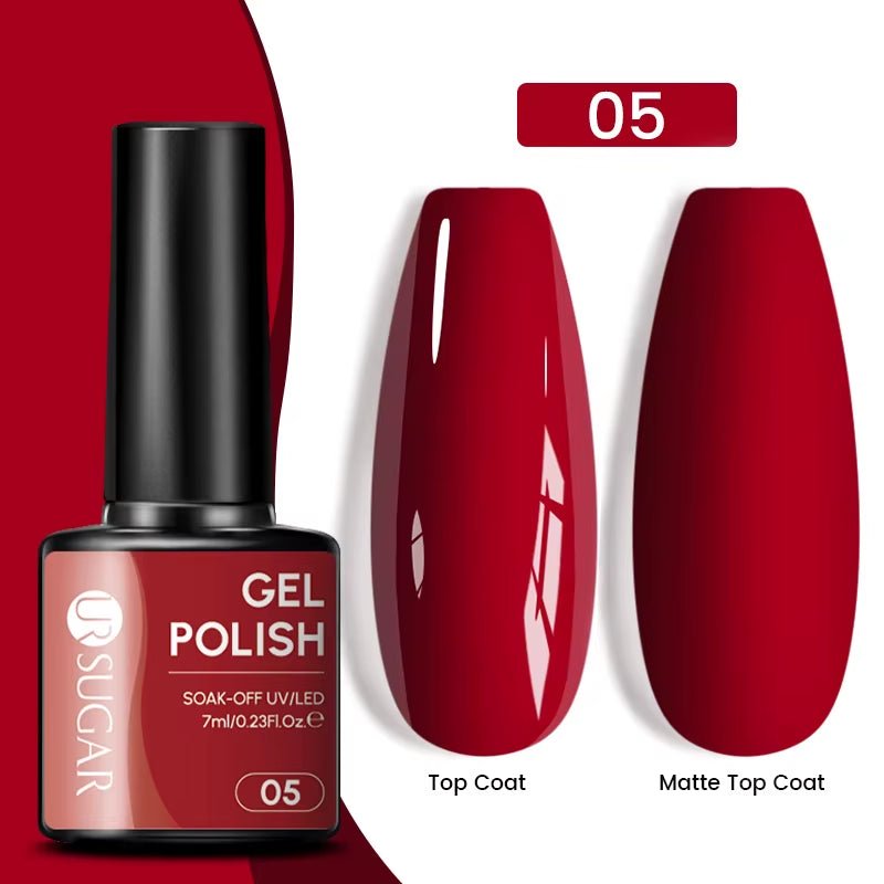 7Ml Champagne Gold Paillettes Gel Vernis À Ongles Brillants Paillettes Étincelantes Français Semi-Permanent Peinture À Ongles Gel UV - Feebella