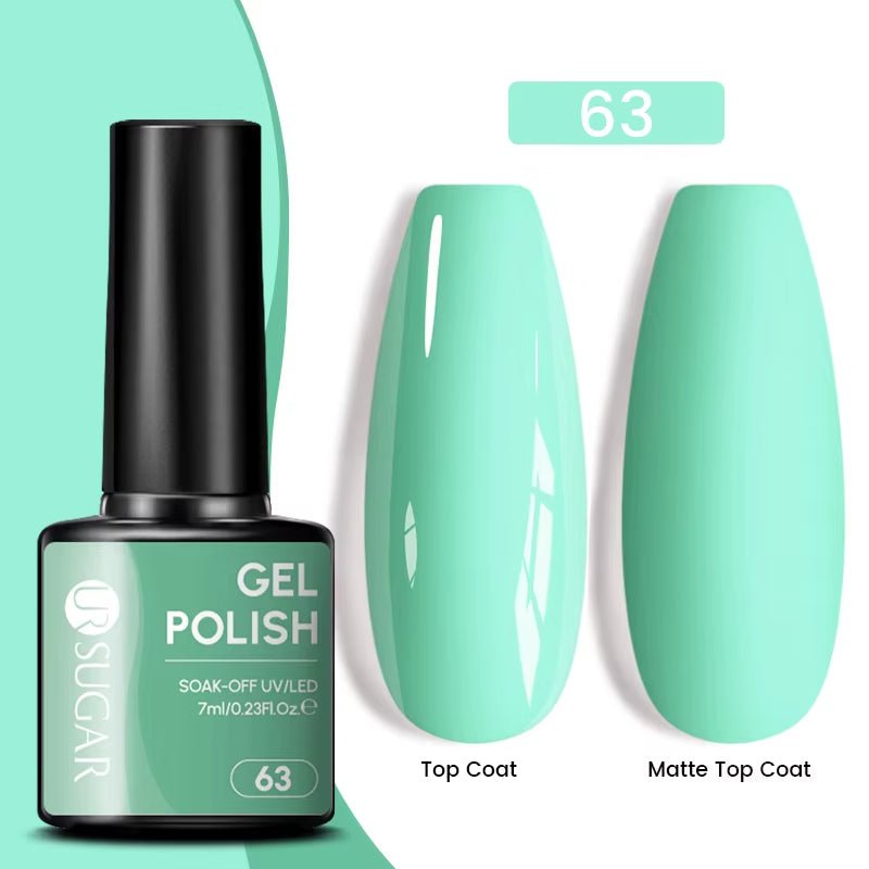 7Ml Champagne Gold Paillettes Gel Vernis À Ongles Brillants Paillettes Étincelantes Français Semi-Permanent Peinture À Ongles Gel UV - Feebella