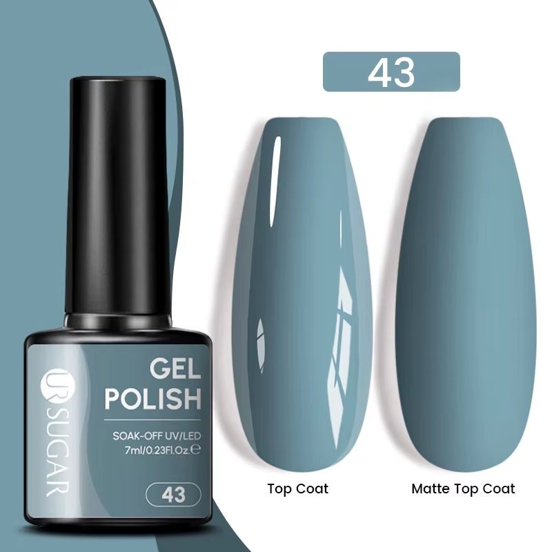 7Ml Champagne Gold Paillettes Gel Vernis À Ongles Brillants Paillettes Étincelantes Français Semi-Permanent Peinture À Ongles Gel UV - Feebella