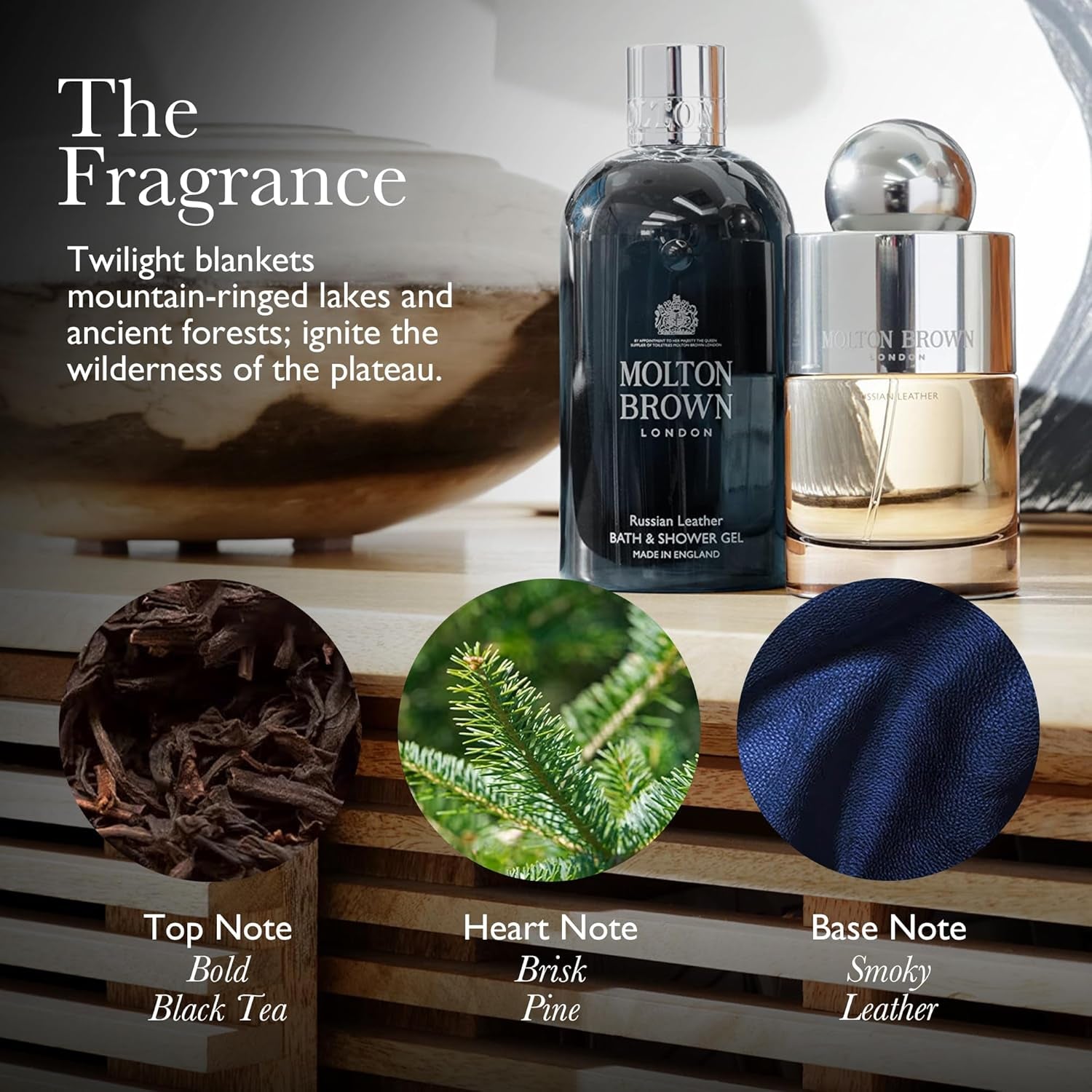 Dark Leather Gel De Bain Et Douche 300 Ml