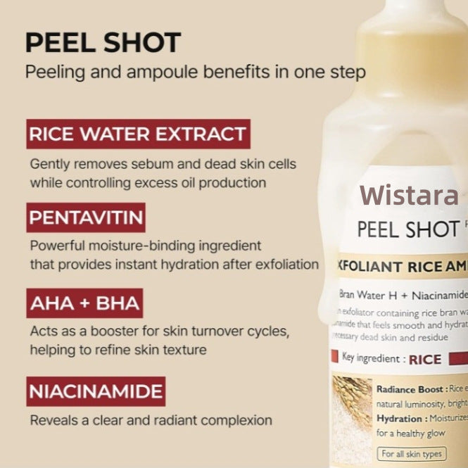 Liquide Exfoliant Hydratant au Riz