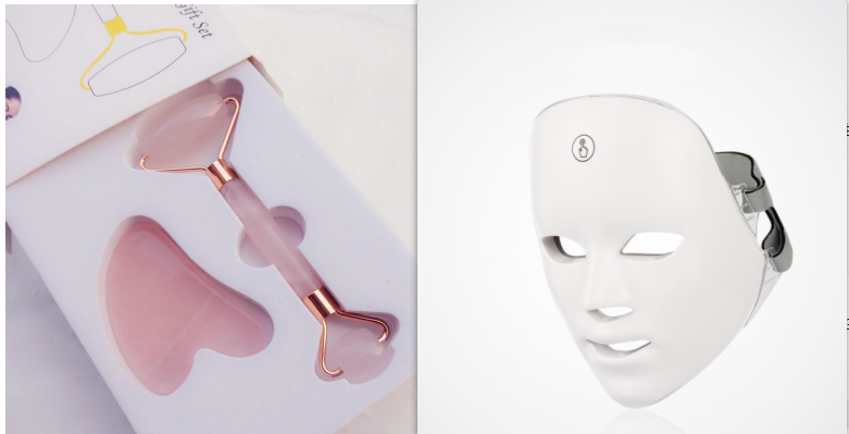 Dispositif de beauté faciale pour le rajeunissement de la peau