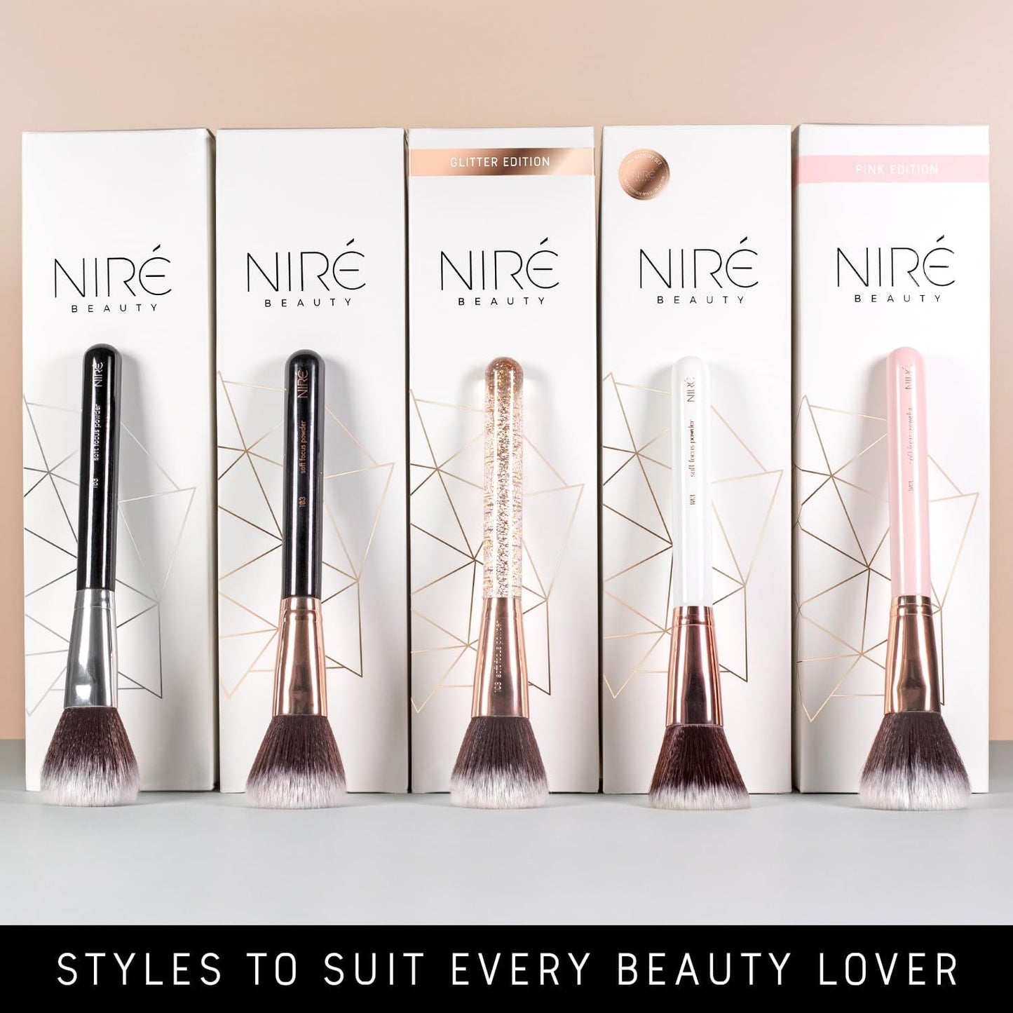 Beauty Kit Artiste 15Pcs : Kit De Pinceaux De Maquillage Professionnel Et Leur Étuis De Rangement. Inclus : Éponge De Maquillage Et Brosse Nettoyante - Feebella