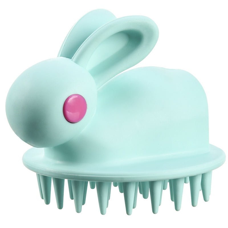 Brosse à shampooing en caoutchouc souple pour le massage du cuir chevelu des enfants - Feebella