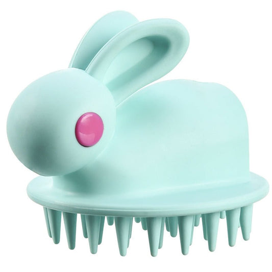 Brosse à shampooing en caoutchouc souple pour le massage du cuir chevelu des enfants - Feebella