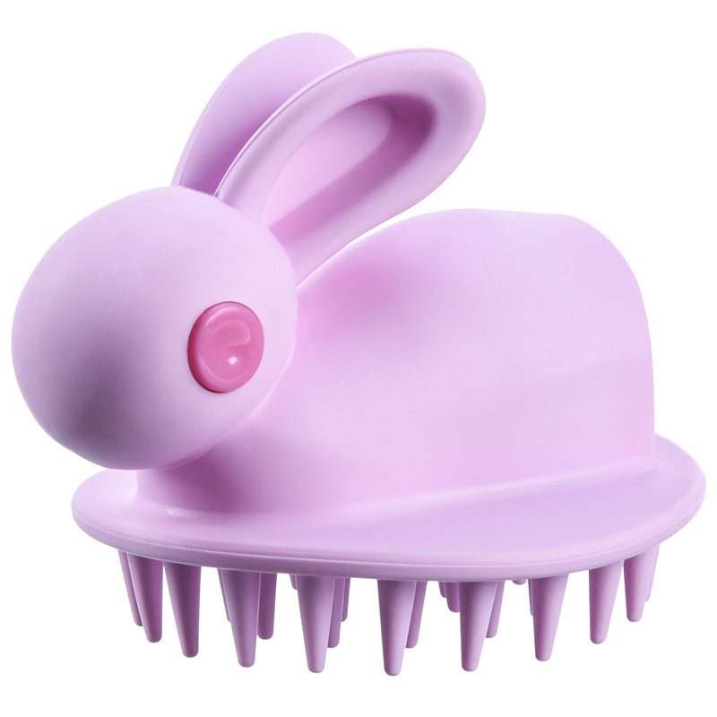 Brosse à shampooing en caoutchouc souple pour le massage du cuir chevelu des enfants - Feebella