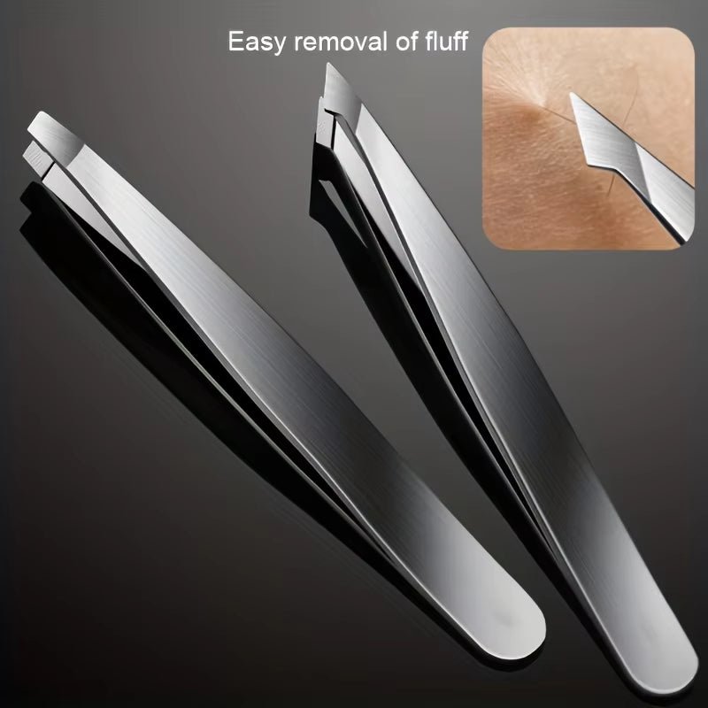 Ensemble de 4 pincettes professionnelles Ensemble parfait pour l'épilation des sourcils. Très facile et détendu à enlever - Feebella