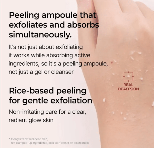 Liquide Exfoliant Hydratant au Riz - Feebella