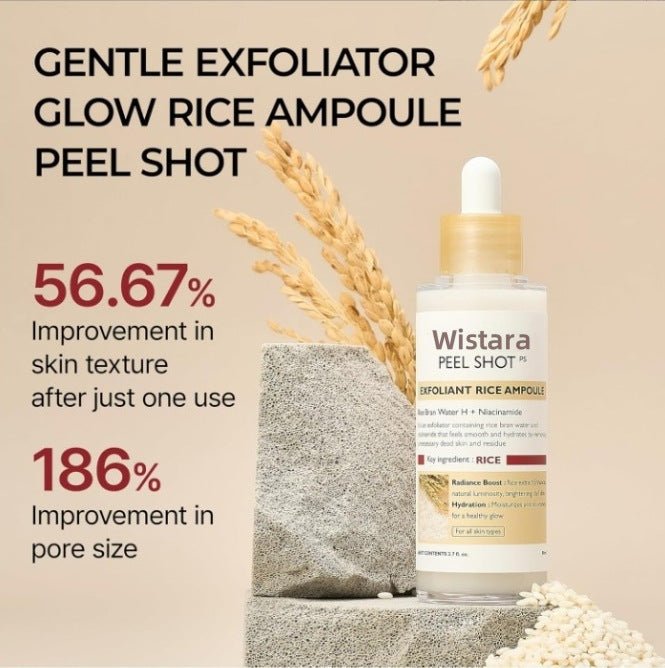 Liquide Exfoliant Hydratant au Riz - Feebella