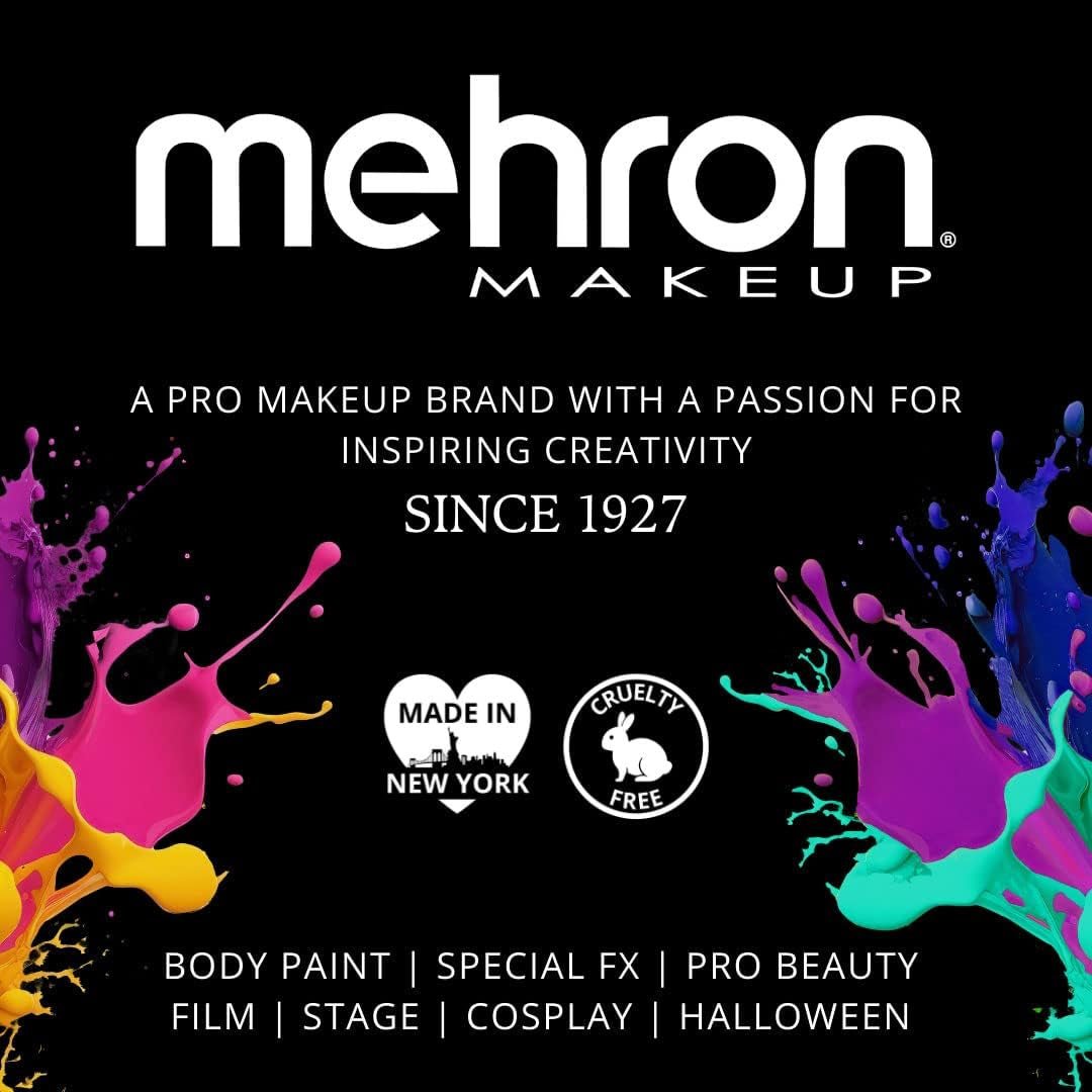 Mehron Paradise Makeup AQ - Palette De 8 Couleurs (Basic) | Palette De Peintures Corporelles Et Visage Magnétiques Rechargeables | Maquillage Professionnel Pour Costumes, SFX, Halloween Et Cosplay - Feebella