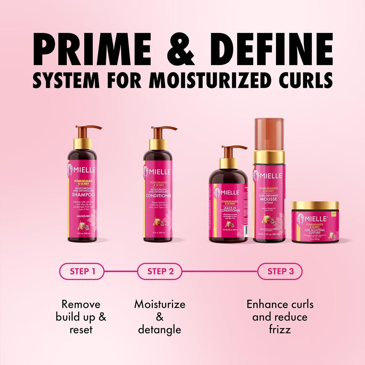 Mielle Après-Shampooing Hydratant Et Démêlant À La Grenade Et Au Miel, 12 Oz, Blanc, 355 ML (1 Pièce) - Feebella