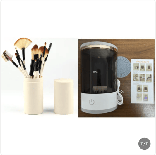Nettoyant pour pinceaux de maquillage - Feebella