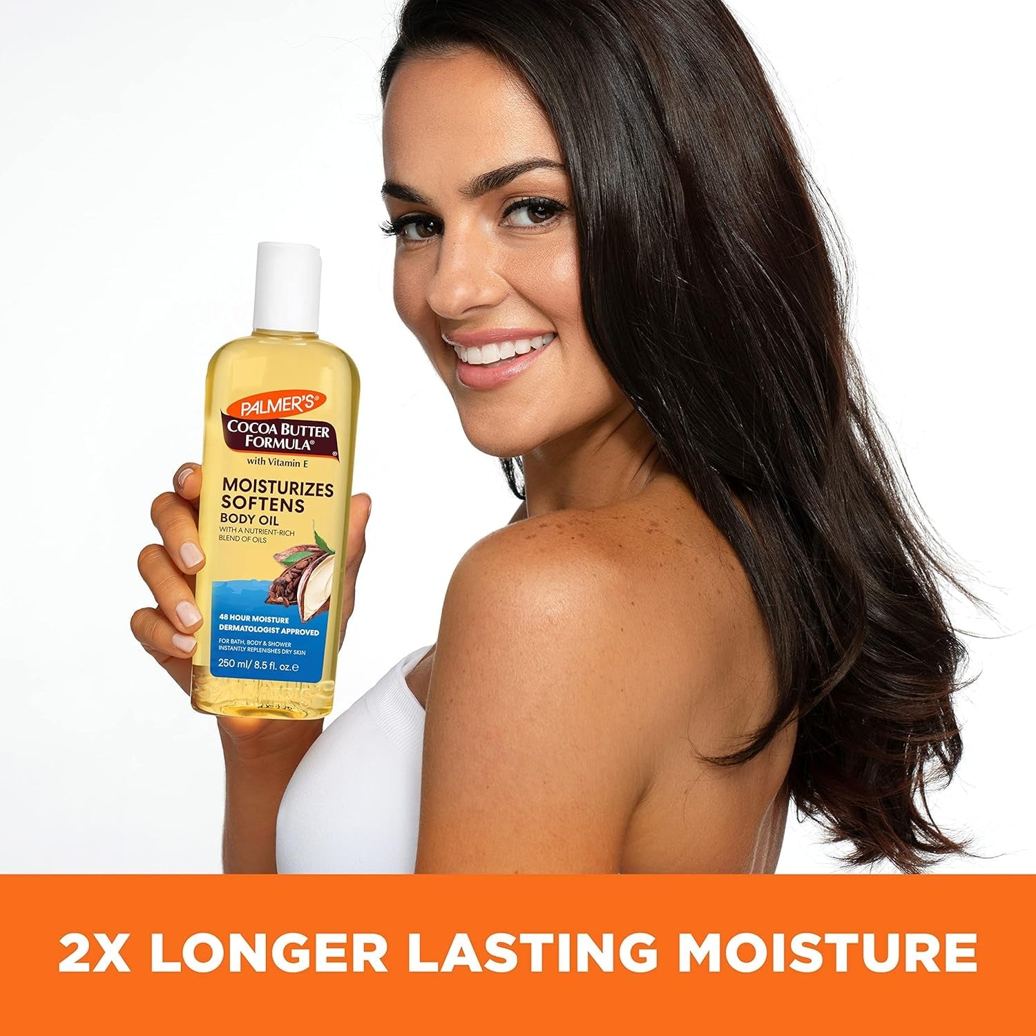 Palmers Cocoa Butter Formula with Vitamin E Moisturizing Body Oil for Unisex 8.5 Oz Oil - Feebella