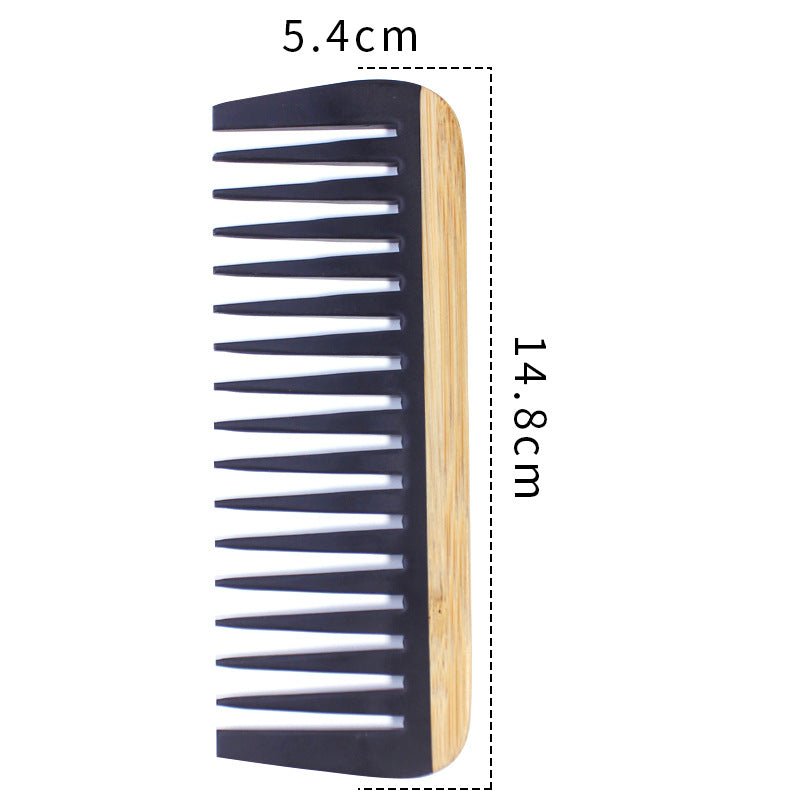 Peigne à cheveux en bambou pour femmes - Conception en bois antistatique - Feebella