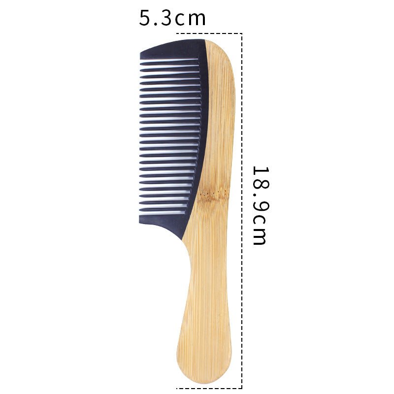 Peigne à cheveux en bambou pour femmes - Conception en bois antistatique - Feebella