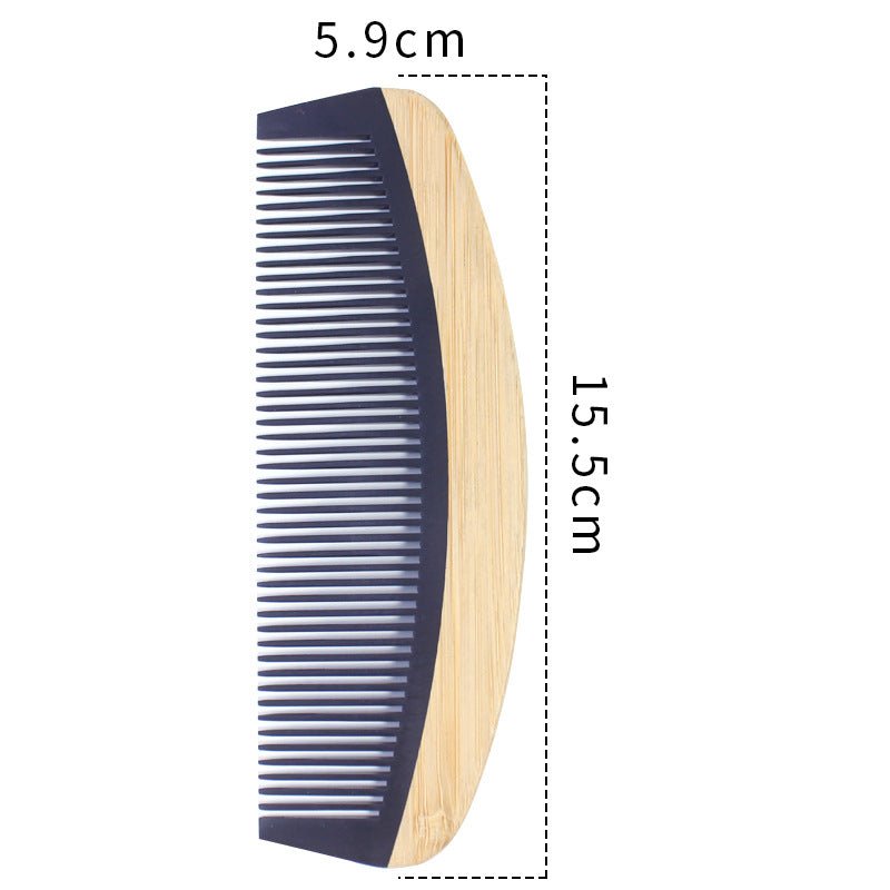 Peigne à cheveux en bambou pour femmes - Conception en bois antistatique - Feebella