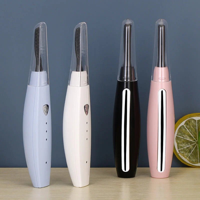 Recourbe-cils chauffant électrique Recourbe-cils rechargeable USB Recourbe-cils Chauffage rapide Bigoudi à cils naturels Outils de maquillage durable - Feebella