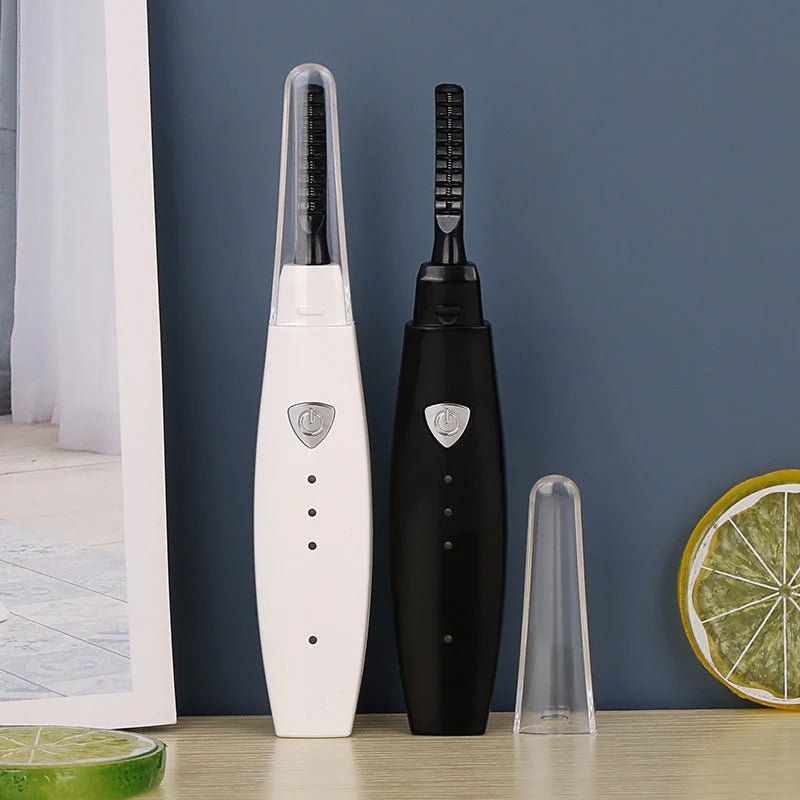 Recourbe-cils chauffant électrique Recourbe-cils rechargeable USB Recourbe-cils Chauffage rapide Bigoudi à cils naturels Outils de maquillage durable - Feebella