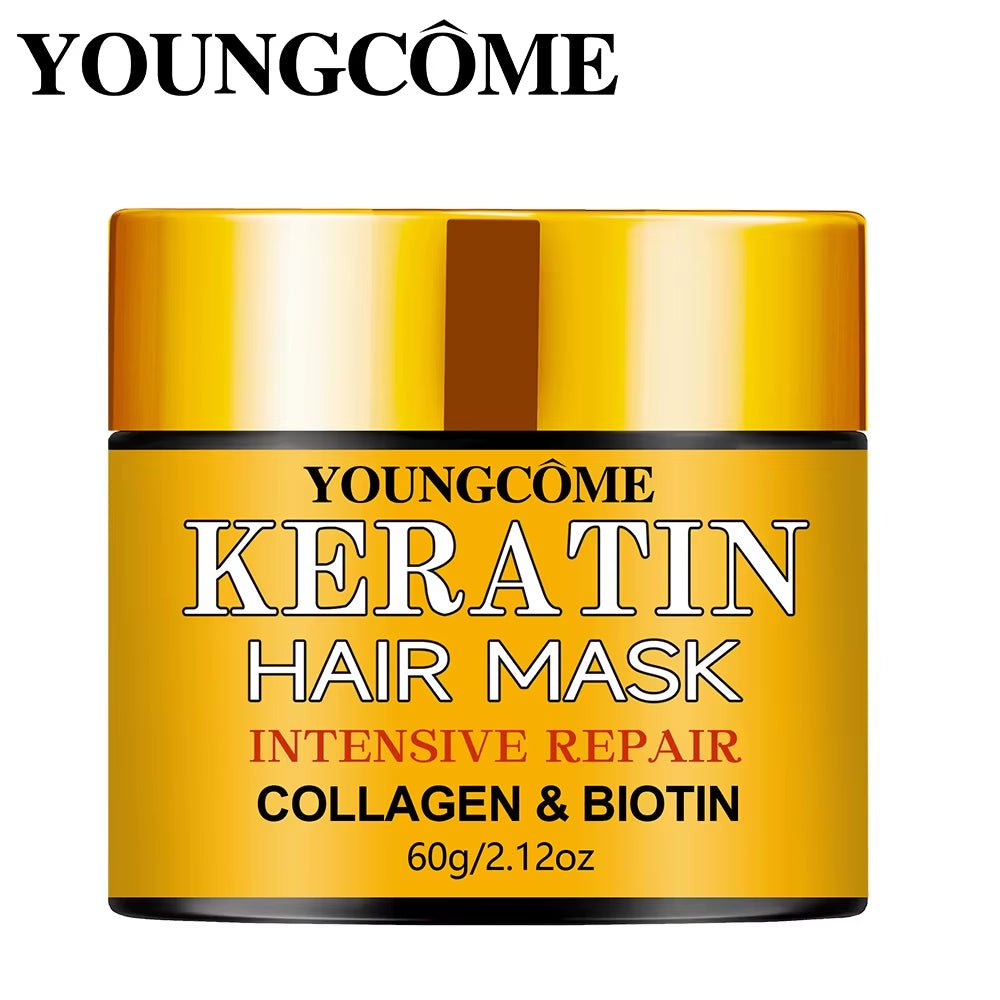 Réparations capillaires Masque capillaire Biotine Collagène Traitement à la kératine Après-shampooing pour cheveux Huile essentielle pour cheveux Nourrissant pour les dommages secs - Feebella