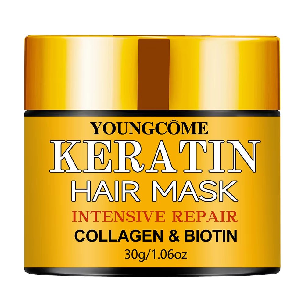 Réparations capillaires Masque capillaire Biotine Collagène Traitement à la kératine Après-shampooing pour cheveux Huile essentielle pour cheveux Nourrissant pour les dommages secs - Feebella