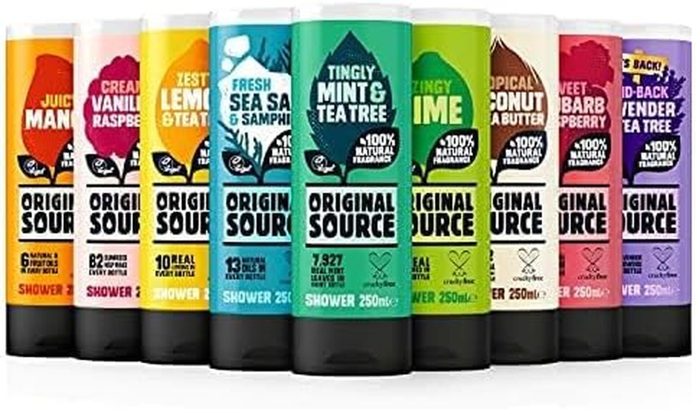 Source Gel Douche Noix De Coco & Beurre De Karité 250 Ml - Lot De 6 - Feebella